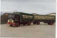 1974: TM Bedford i Farver med 16 tons anhænger.