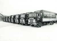 1981: Alle Bedford TM parkeret - det er weekend.