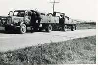 1959: Mercedes L 325 med traktor fra Kolding til P. K. Nielsen, Farsø